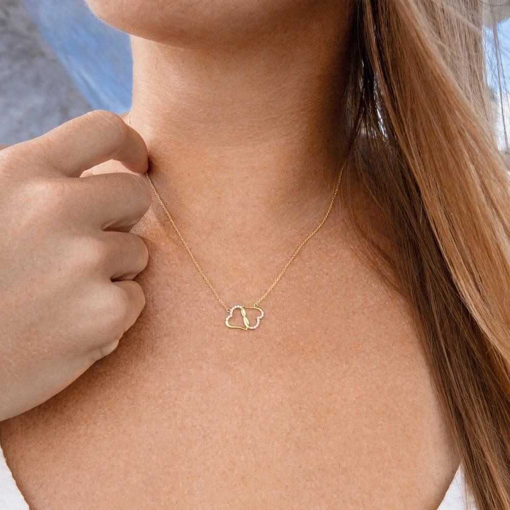 To My Wife Everlasting Love Necklace, Wife Gift From Husband, Anniversary Gift for Wife, Sentimental Gift for Wife, Birthday Gift for Wife - Best Today's Gifts