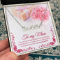 To My Mom Personalized Name Necklace, Personalized Name Necklace From Daughter, Personalized Name Necklace From Son, Housewarming Gift - Best Today's Gifts