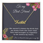 To My Best Friend Personalized Name Necklace, Friendship Jewelry, Personalized Gift For Best Friend, My Best Friend Necklace - Best Today's Gifts
