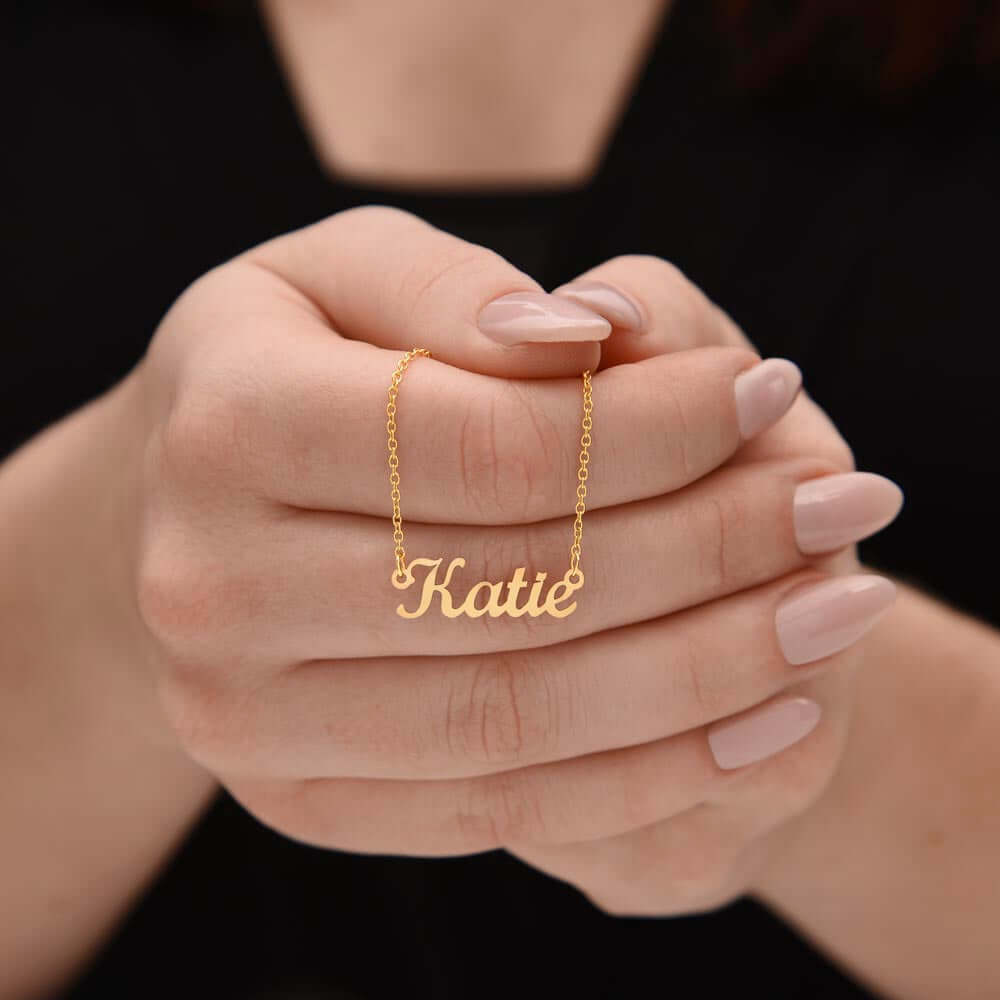 Personalized Name Necklace Without Message Card, Gift for Mom, Gift for Sister, Gift for Wife, Gift for Girlfriend, Personalized Gift - Best Today's Gifts