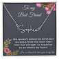 To My Best Friend Signature Name Necklace, Friendship Jewelry, Personalized Gift For Best Friend, Best Friend Necklace - Best Today's Gifts