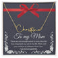 To My Mom Signature Name Necklace, Signature Name Necklace From Daughter, Signature Name Necklace From Son, Housewarming Gift For Mom - Best Today's Gifts