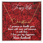 Signature Name Necklace, To My Wife Necklace, From Husband, Anniversary Gift for Wife, Sentimental Gift for Wife, Birthday Gift for Wife - Best Today's Gifts