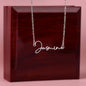 Signature Name Necklace Without Message Card, Gift for Mom, Gift for Sister, Gift for Wife, Gift for Girlfriend, Personalized Gift - Best Today's Gifts