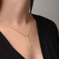Vertical Name Necklace Without Message Card, Gift for Mom, Gift for Sister, Gift for Wife, Gift for Girlfriend, Personalized Gift - Best Today's Gifts