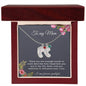 To My Mom Engraved Baby Feet Necklace with Birthstone, Housewarming Gift For My Mom - Best Today's Gifts