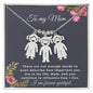 To My Mom Engraved Kids Charm Necklace, Housewarming Gift For My Mom - Best Today's Gifts