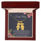 To My Mom Engraved Kids Charm Necklace, Housewarming Gift For My Mom - Best Today's Gifts