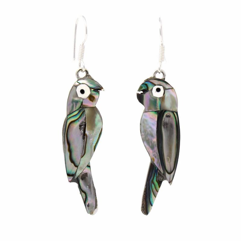 Earrings, Abalone Parrot - Best Today's Gifts