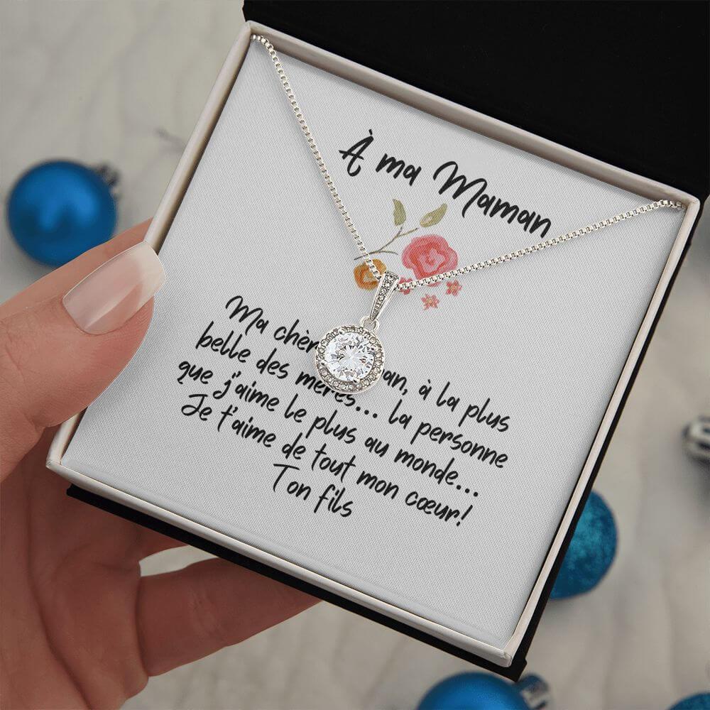 À ma Maman, Eternal Hope Necklace, de la part de ton fils - Best Today's Gifts