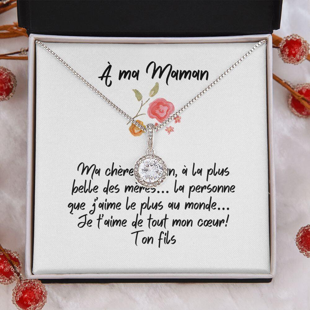 À ma Maman, Eternal Hope Necklace, de la part de ton fils - Best Today's Gifts