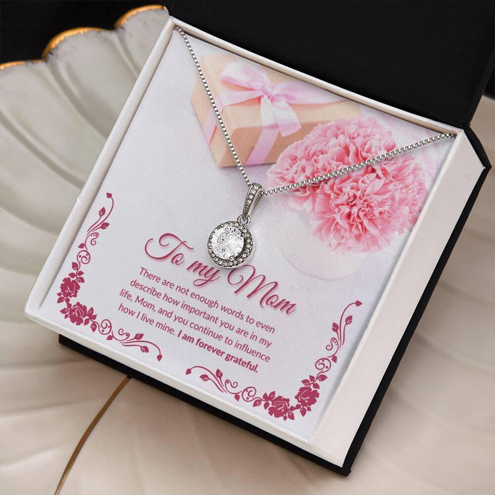 To My Mom Eternal Hope Necklace, Eternal Hope Necklace From Daughter, Eternal Hope Necklace From Son, Housewarming Gift For My Mom - Best Today's Gifts