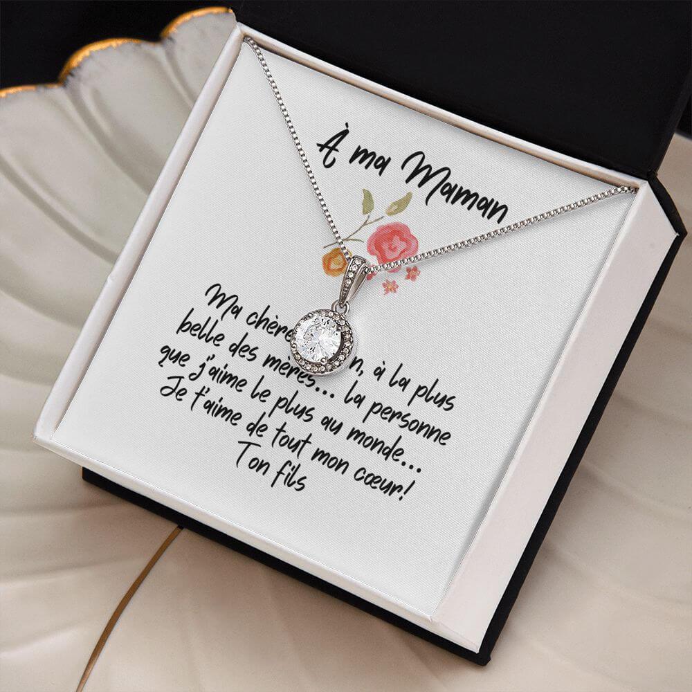 À ma Maman, Eternal Hope Necklace, de la part de ton fils - Best Today's Gifts
