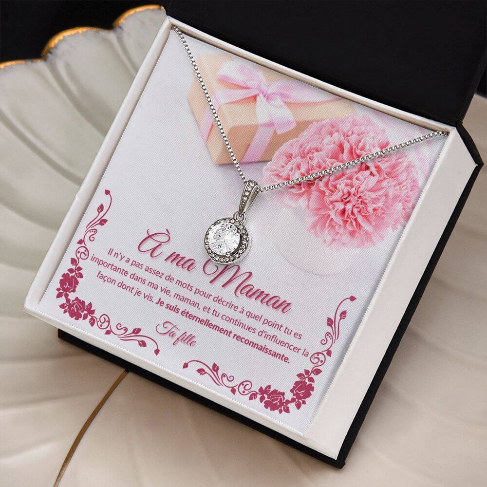 À ma Maman, Eternal Hope Necklace, de la part de ta fille - Best Today's Gifts
