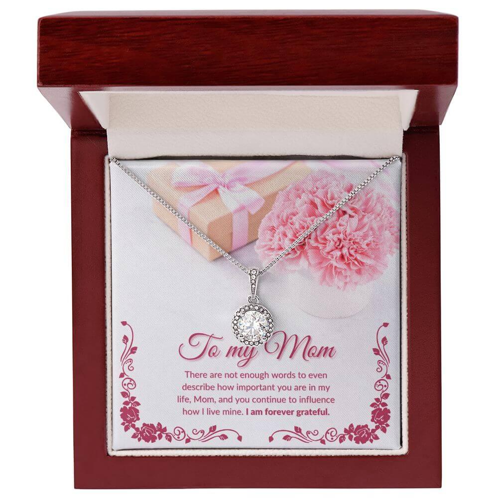 To My Mom Eternal Hope Necklace, Eternal Hope Necklace From Daughter, Eternal Hope Necklace From Son, Housewarming Gift For My Mom - Best Today's Gifts
