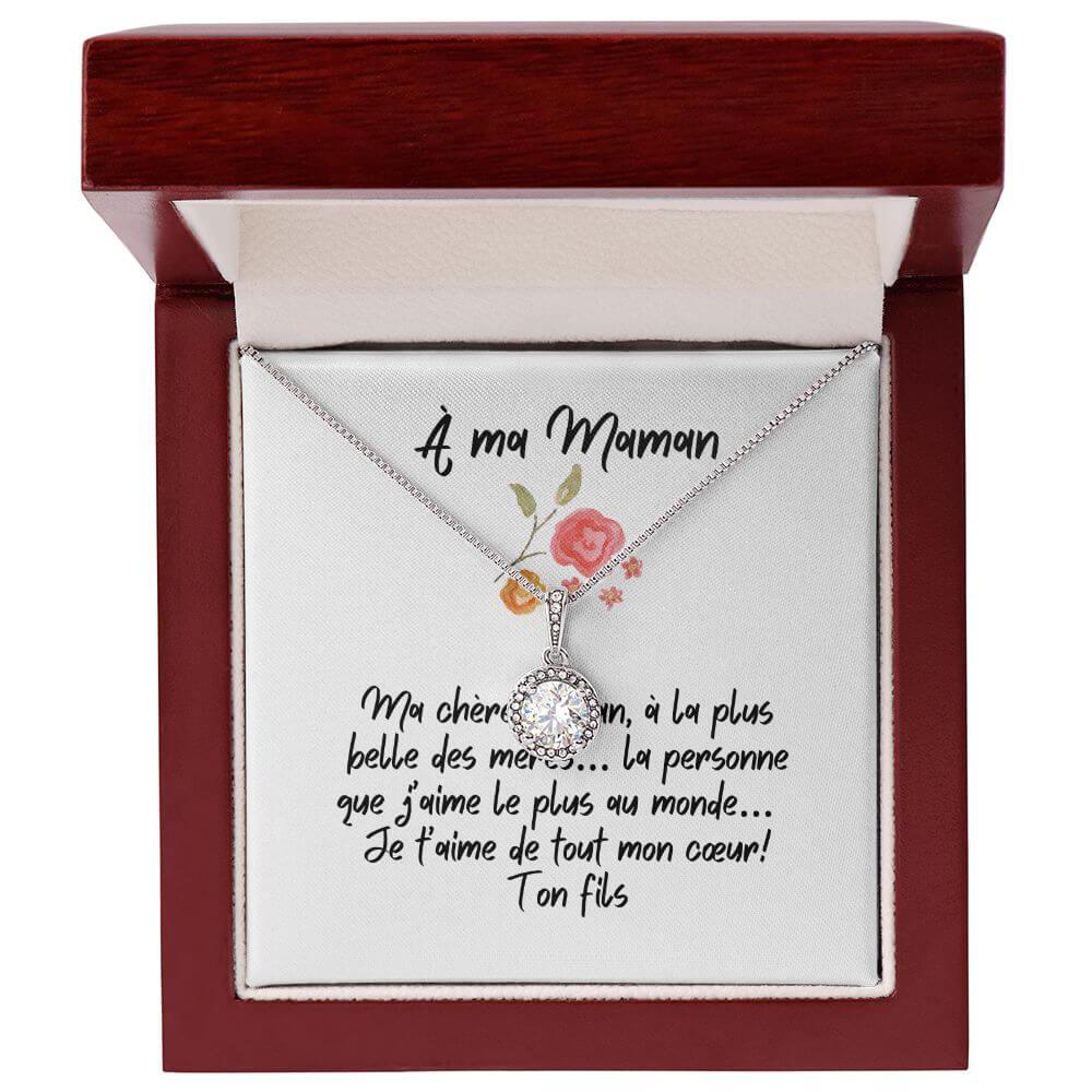 À ma Maman, Eternal Hope Necklace, de la part de ton fils - Best Today's Gifts