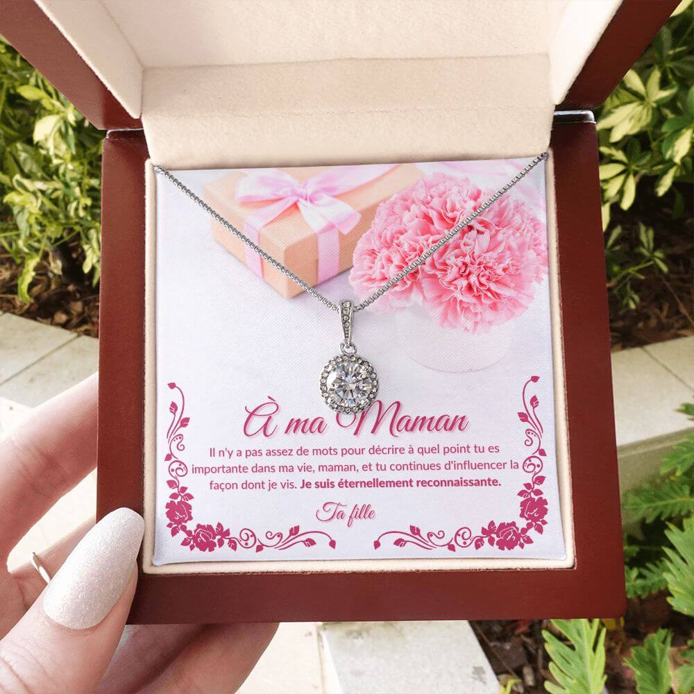 À ma Maman, Eternal Hope Necklace, de la part de ta fille - Best Today's Gifts