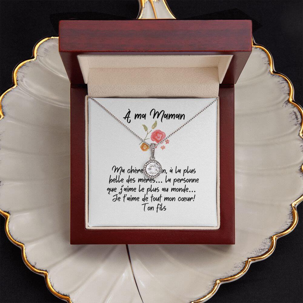 À ma Maman, Eternal Hope Necklace, de la part de ton fils - Best Today's Gifts