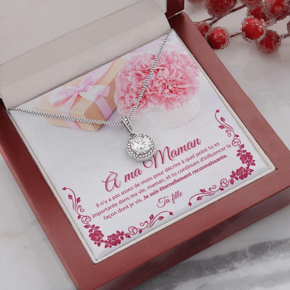 À ma Maman, Eternal Hope Necklace, de la part de ta fille - Best Today's Gifts