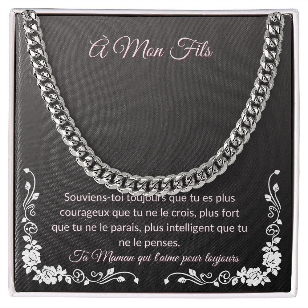 Cuban Link Chain Necklace - De maman à son fils - Best Today's Gifts