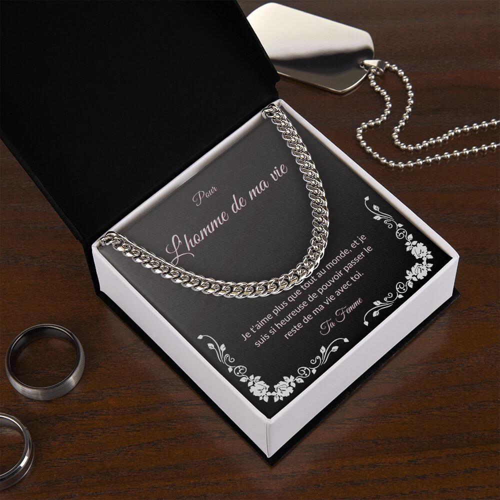 Cuban Link Chain pour l'homme de ma vie - Best Today's Gifts