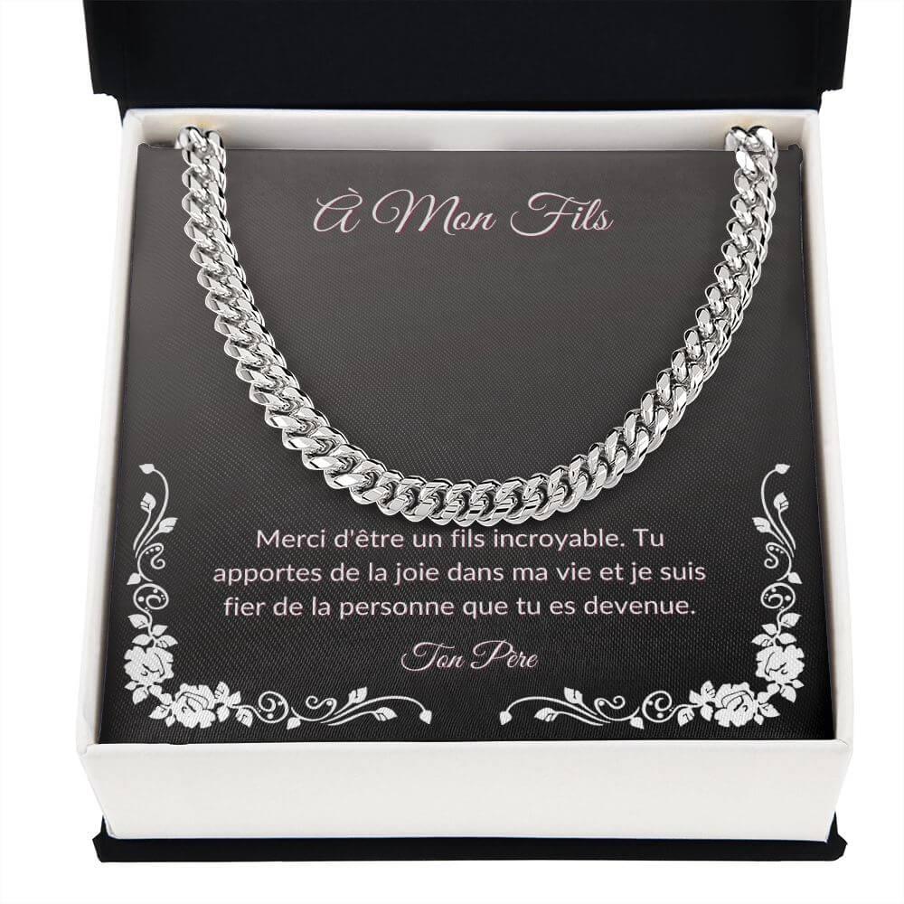 Cuban Link Chain Necklace - Du père à son fils - Best Today's Gifts