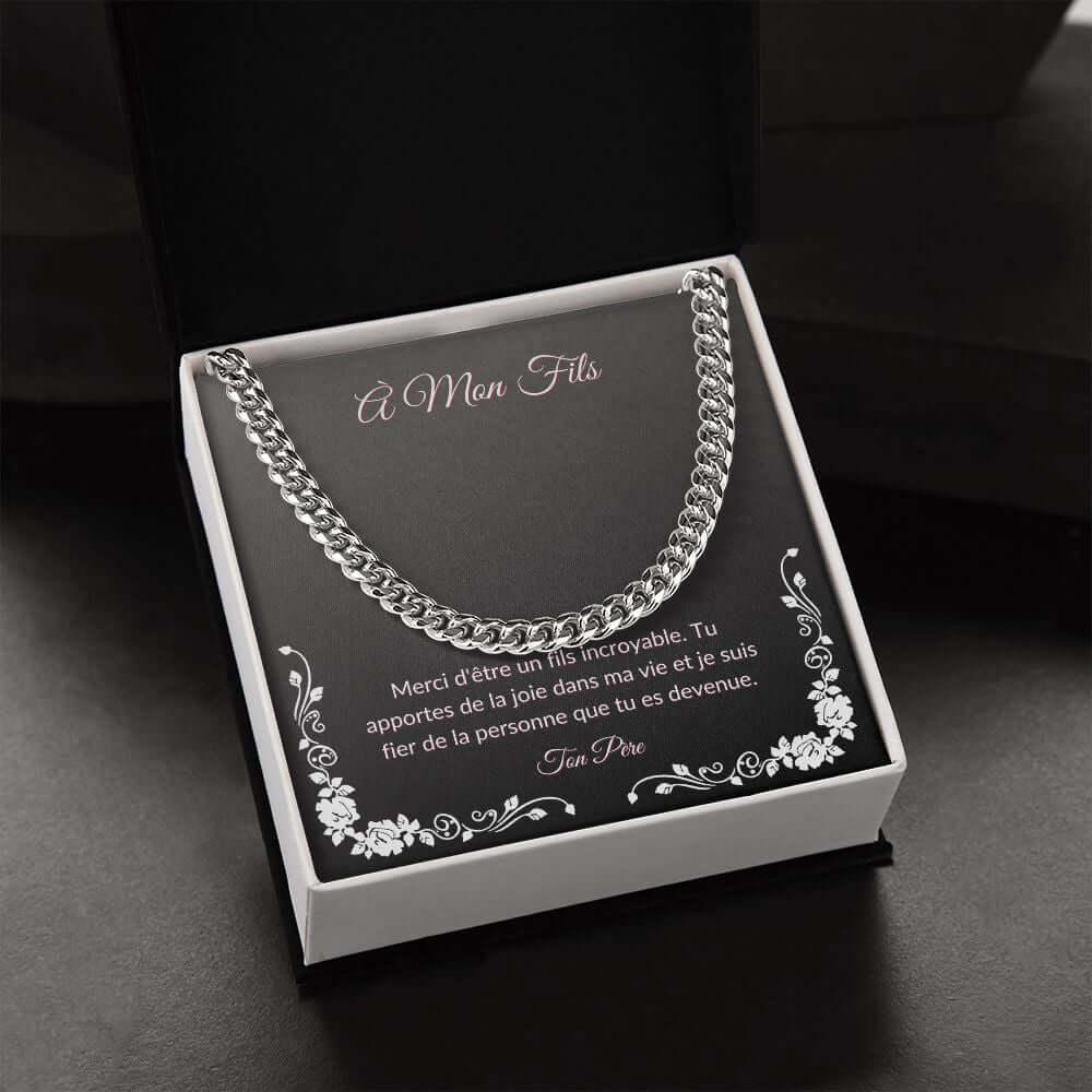 Cuban Link Chain Necklace - Du père à son fils - Best Today's Gifts