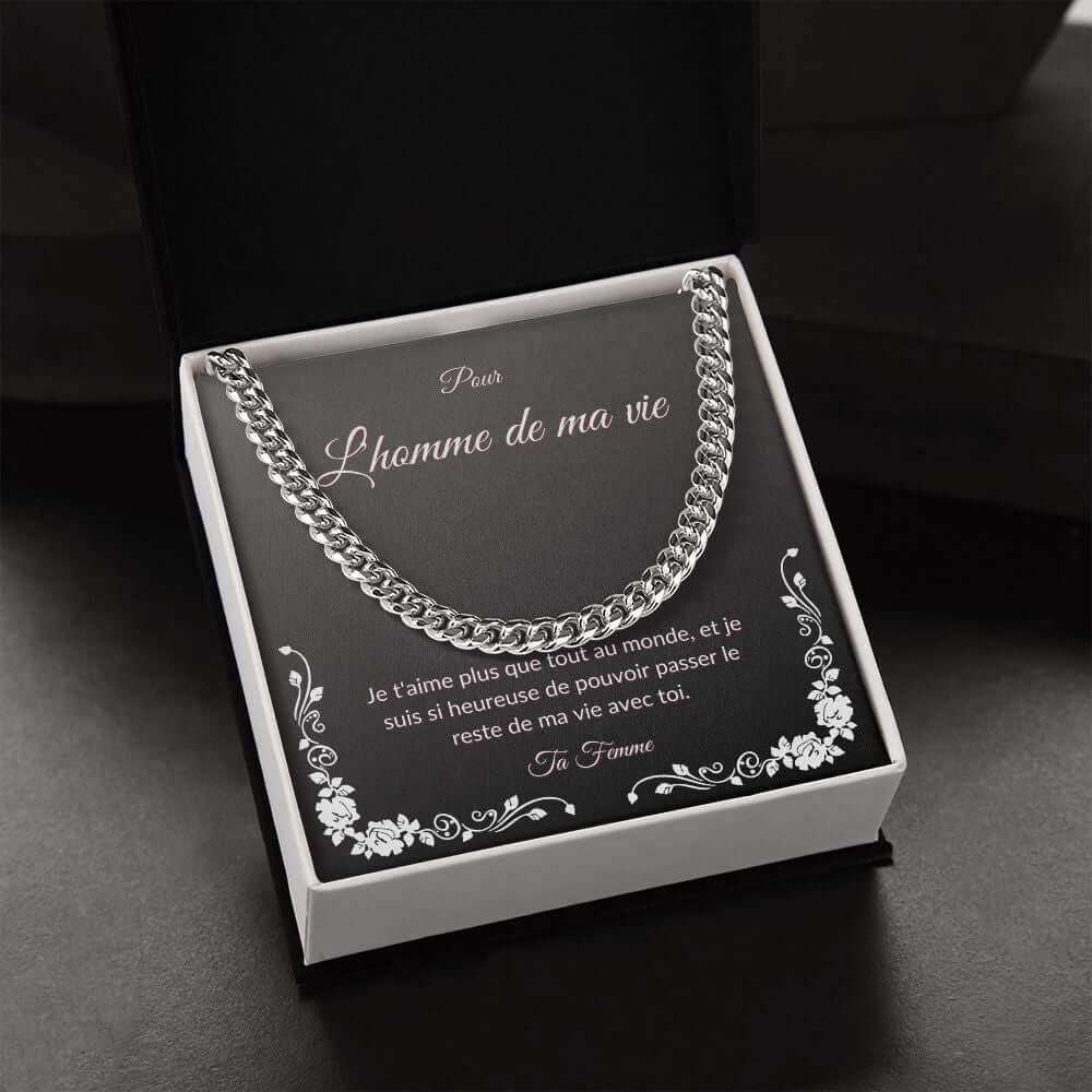 Cuban Link Chain pour l'homme de ma vie - Best Today's Gifts