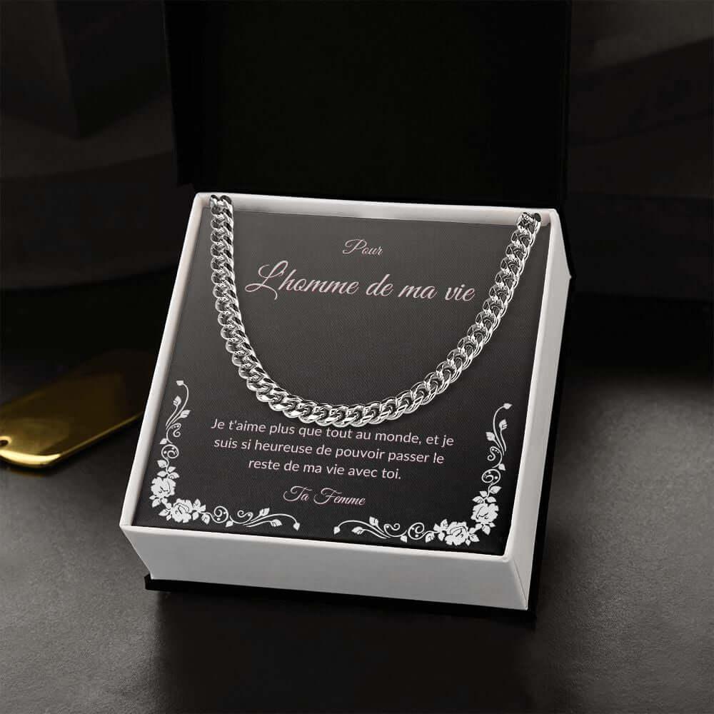 Cuban Link Chain pour l'homme de ma vie - Best Today's Gifts