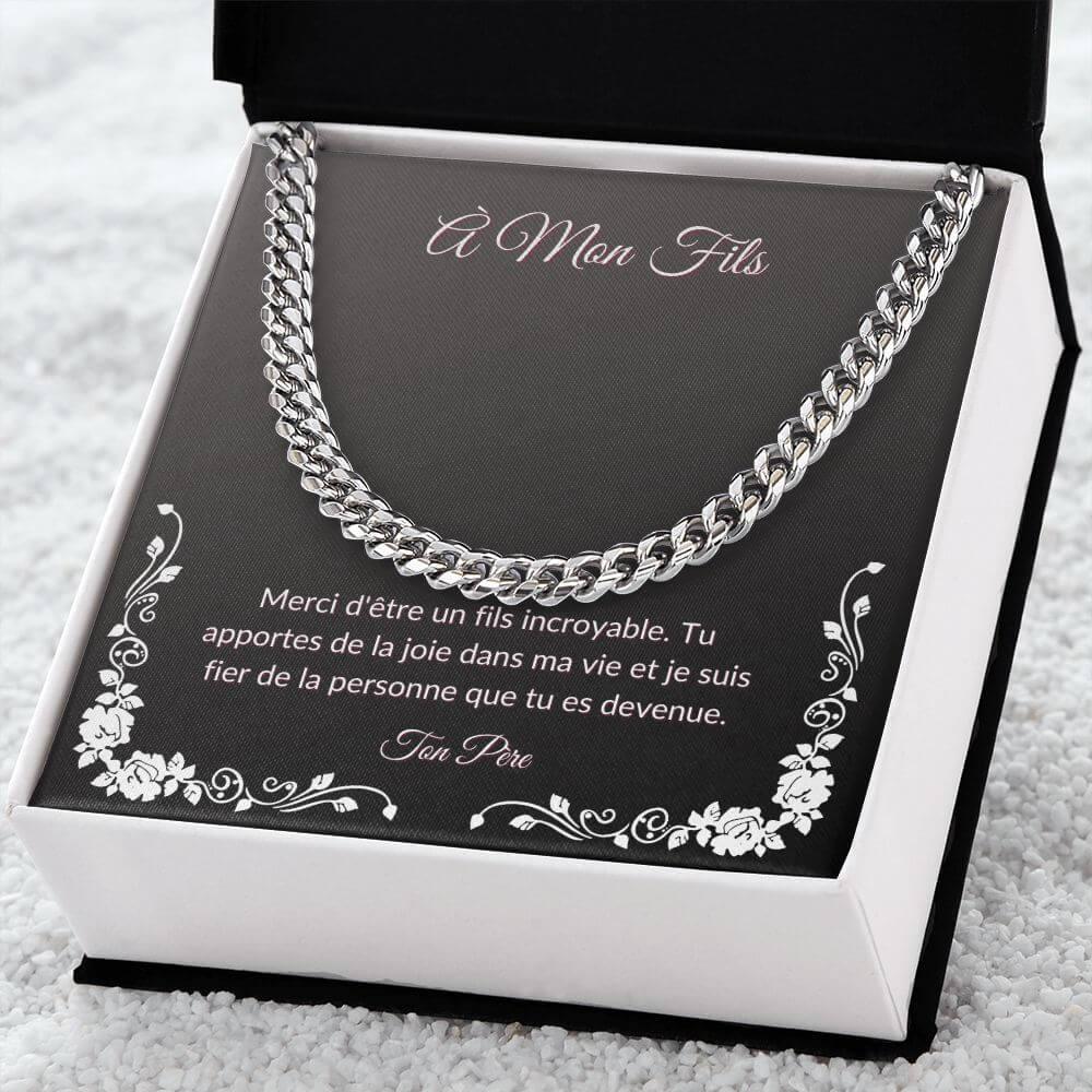 Cuban Link Chain Necklace - Du père à son fils - Best Today's Gifts