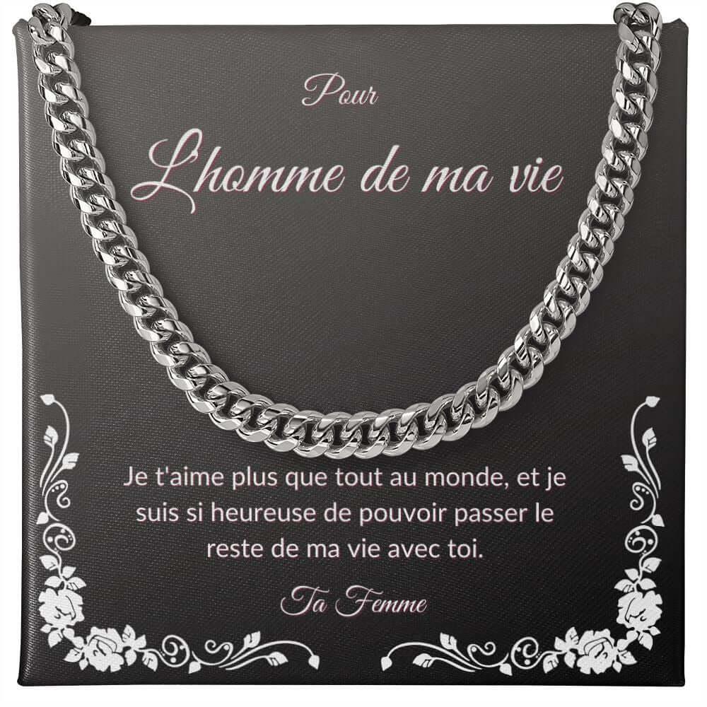 Cuban Link Chain pour l'homme de ma vie - Best Today's Gifts