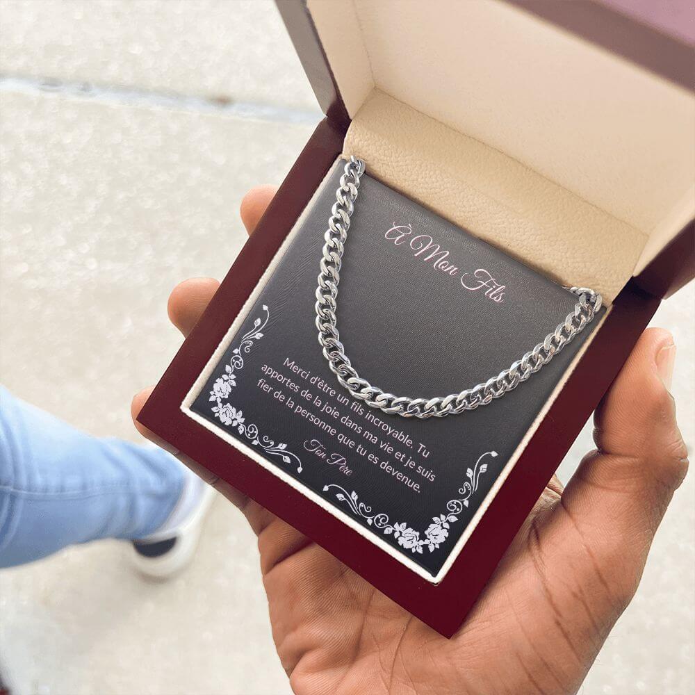 Cuban Link Chain Necklace - Du père à son fils - Best Today's Gifts