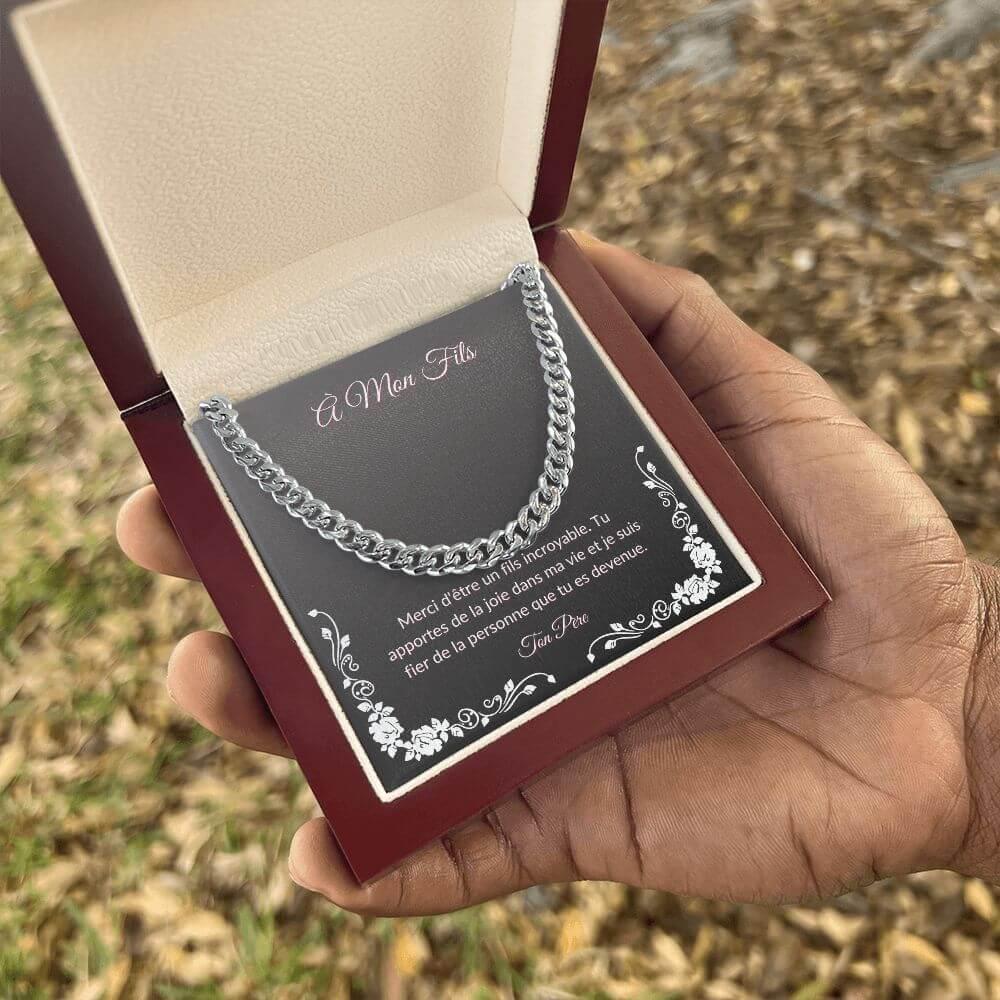 Cuban Link Chain Necklace - Du père à son fils - Best Today's Gifts