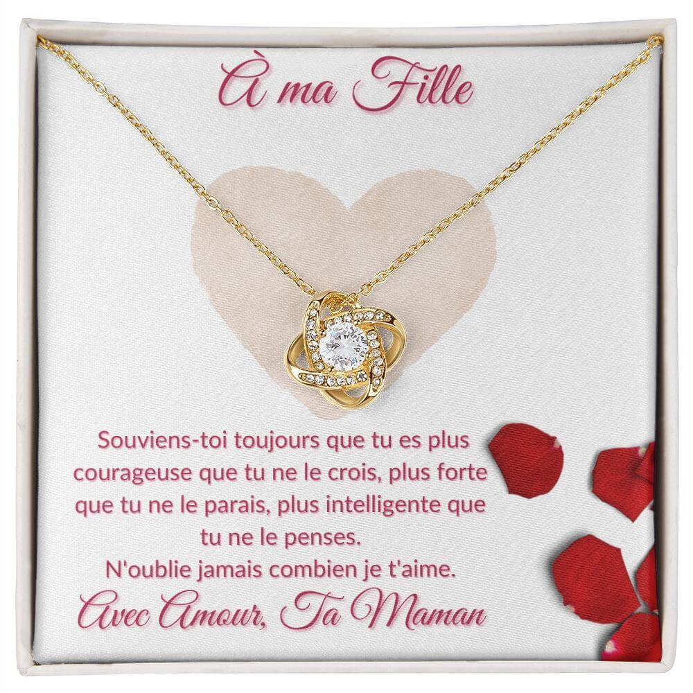 Love Knot Necklace - À ma fille, de ta maman - Best Today's Gifts