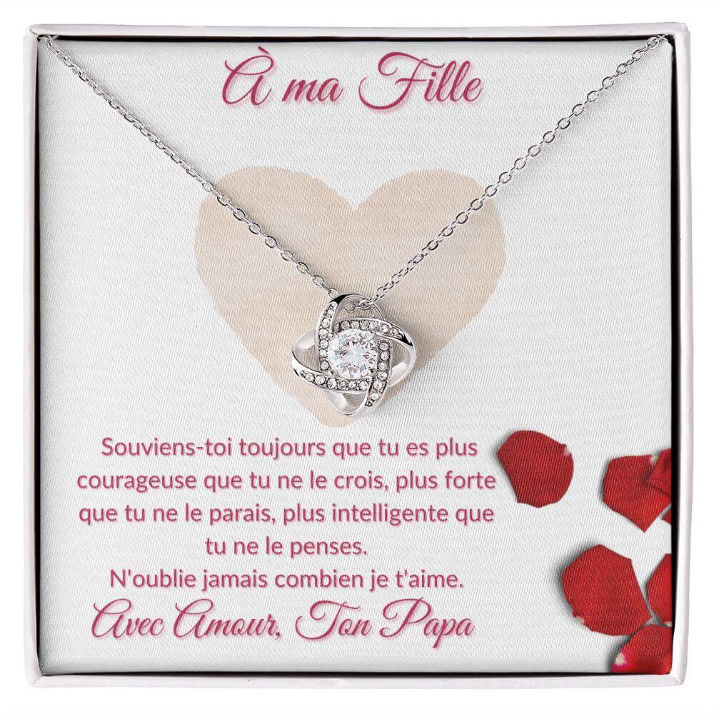 Love Knot Necklace - À ma fille, de ton père - Best Today's Gifts