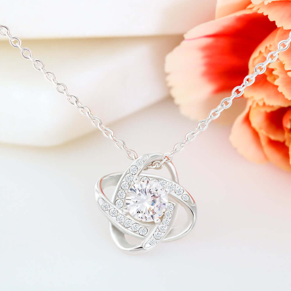 To My Soulmate Love Knot Necklace, Necklace For Her, Soulmate Necklace Gift For Her, Soulmate Gift, Soulmate Jewelry, Jewelry Gift Her - Best Today's Gifts