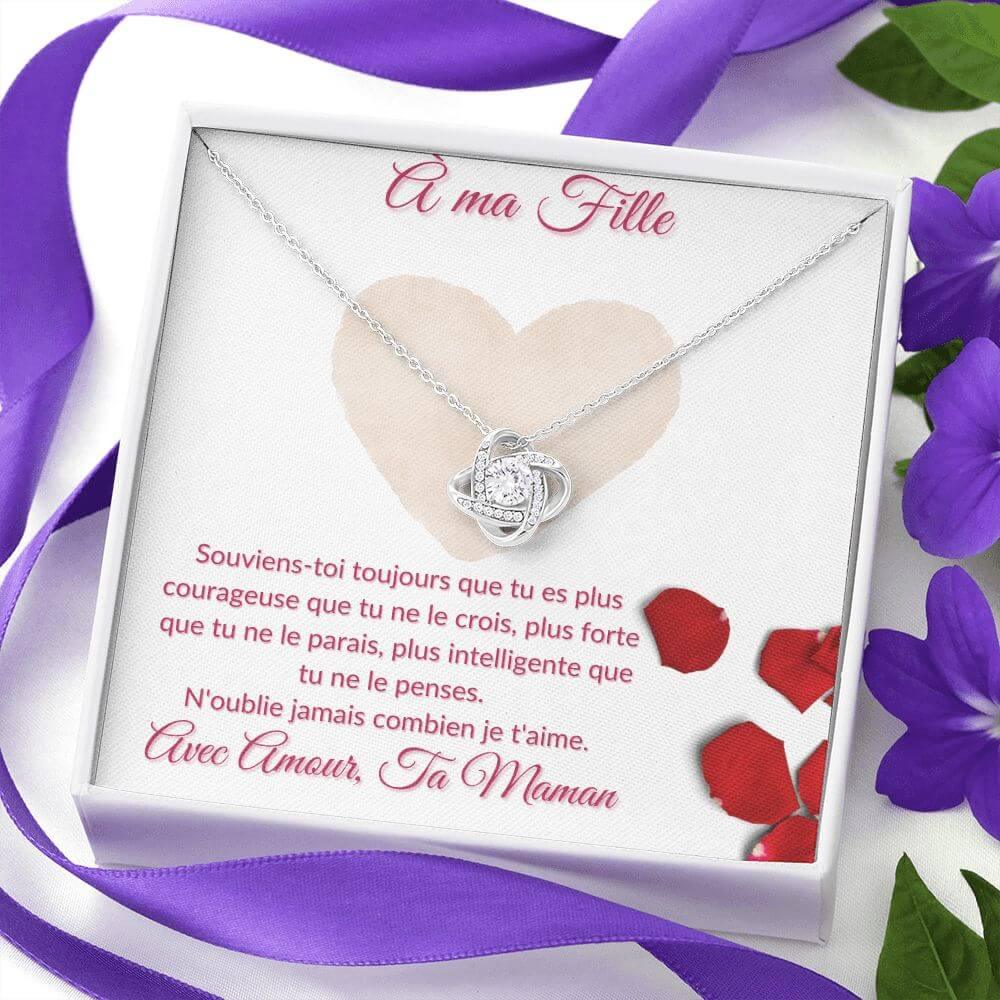 Love Knot Necklace - À ma fille, de ta maman - Best Today's Gifts