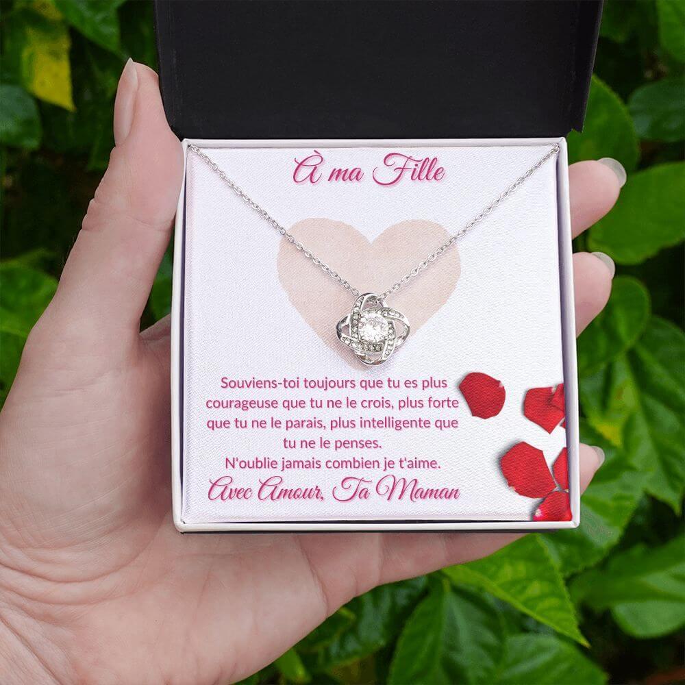 Love Knot Necklace - À ma fille, de ta maman - Best Today's Gifts