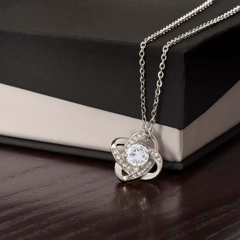 To My Soulmate Love Knot Necklace, Necklace For Her, Soulmate Necklace Gift For Her, Soulmate Gift, Soulmate Jewelry, Jewelry Gift Her - Best Today's Gifts