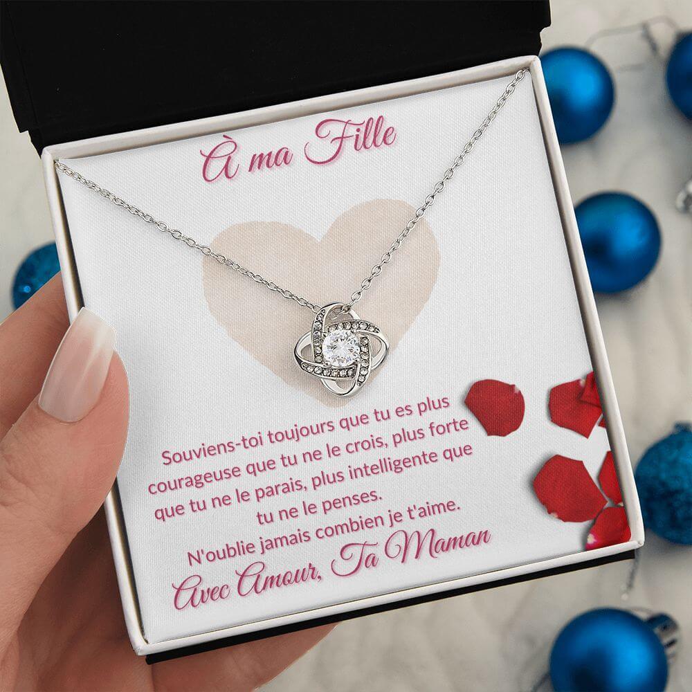 Love Knot Necklace - À ma fille, de ta maman - Best Today's Gifts