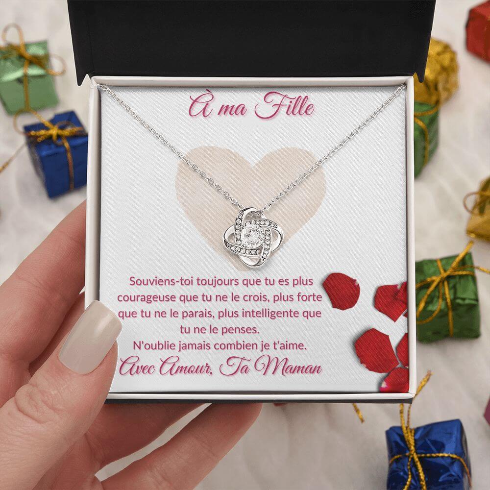 Love Knot Necklace - À ma fille, de ta maman - Best Today's Gifts
