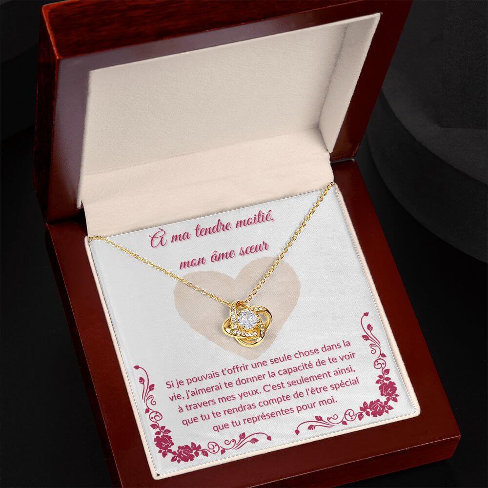 À mon âme sœur, Love Knot Necklace - Best Today's Gifts