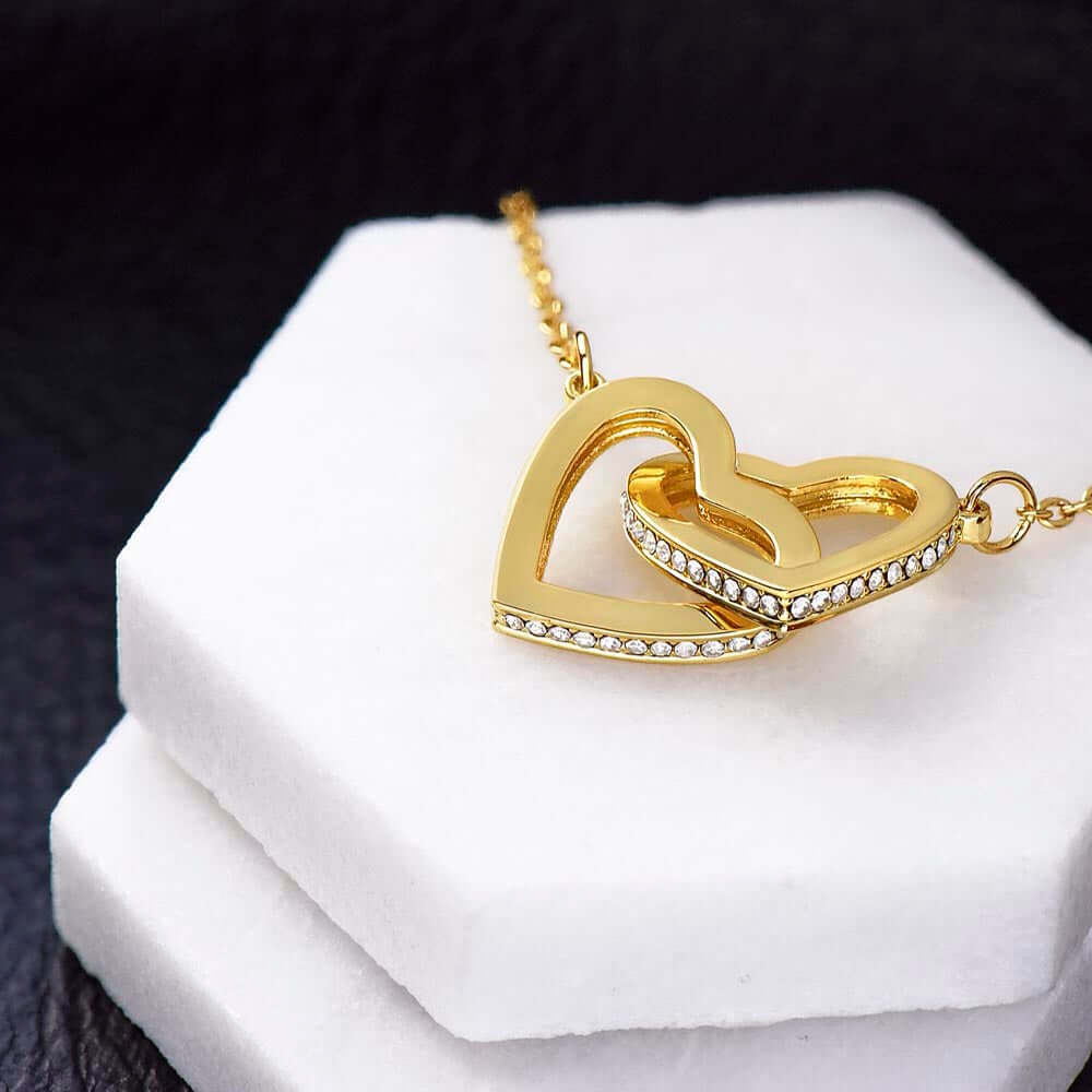 To My Soulmate Interlocking Hearts Necklace, Soulmate Necklace Gift For Her, Soulmate Gift, Soulmate Jewelry For Her, Jewelry Gift Her - Best Today's Gifts