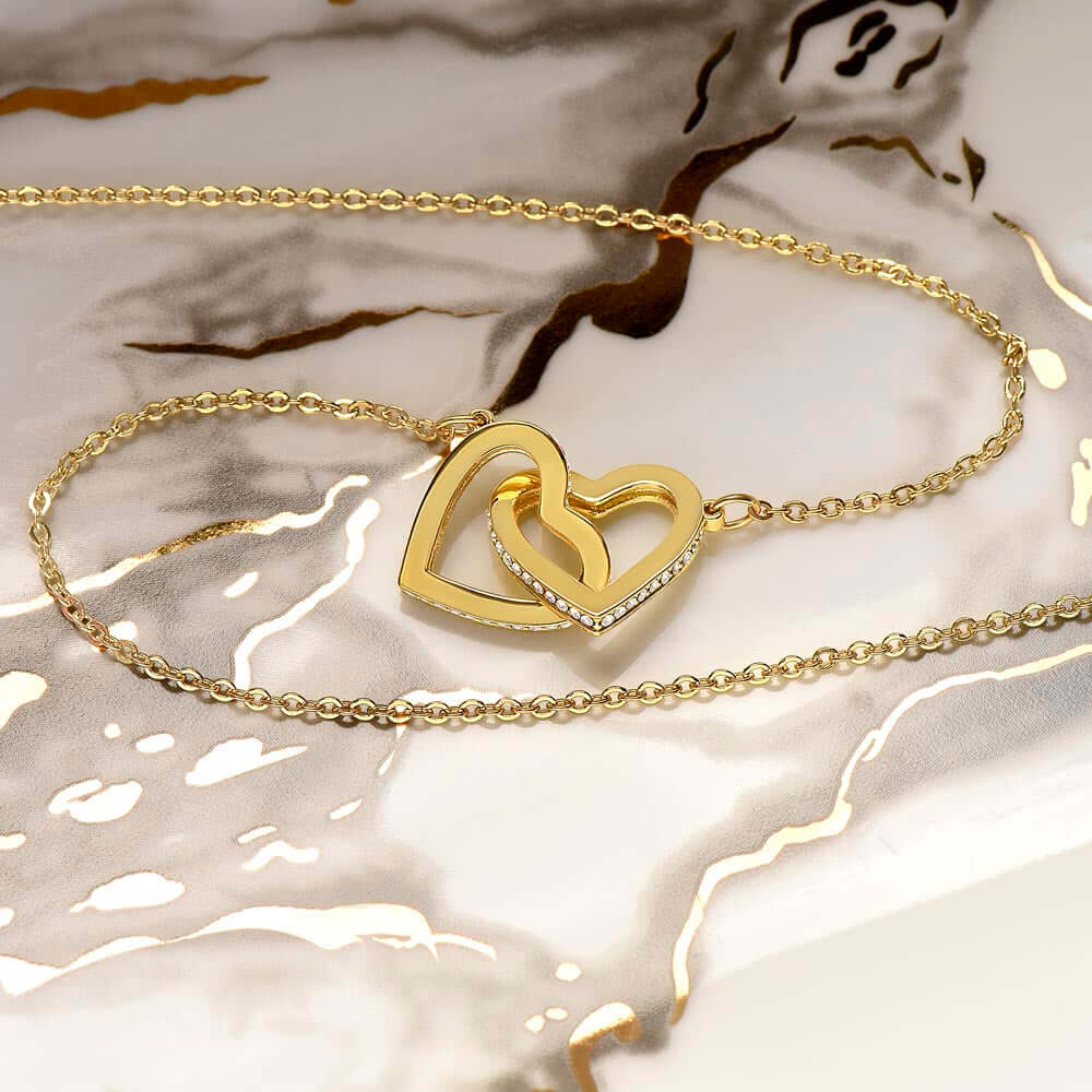 À mon âme sœur, Interlocking Hearts Necklace - Best Today's Gifts