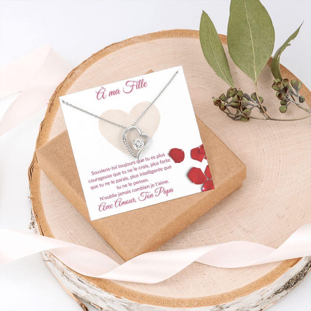 Forever Love Necklace - À ma fille, de ton père - Best Today's Gifts