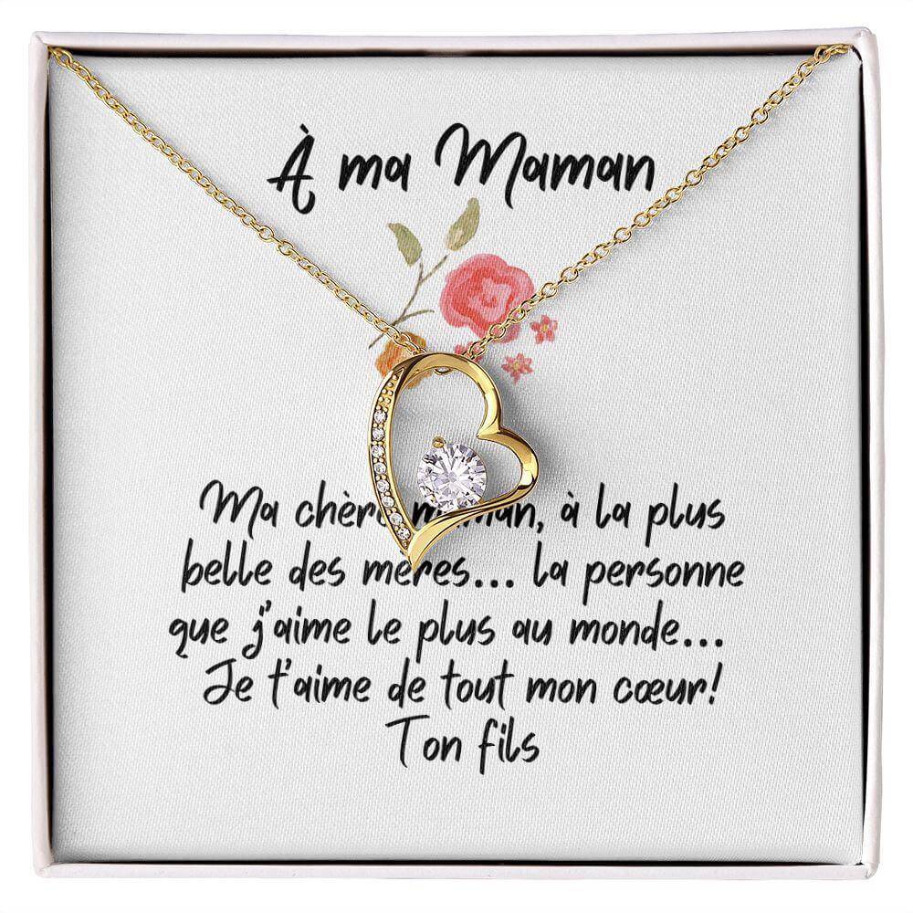 À ma Maman - Forever Love Necklace, de la part de ton fils - Best Today's Gifts