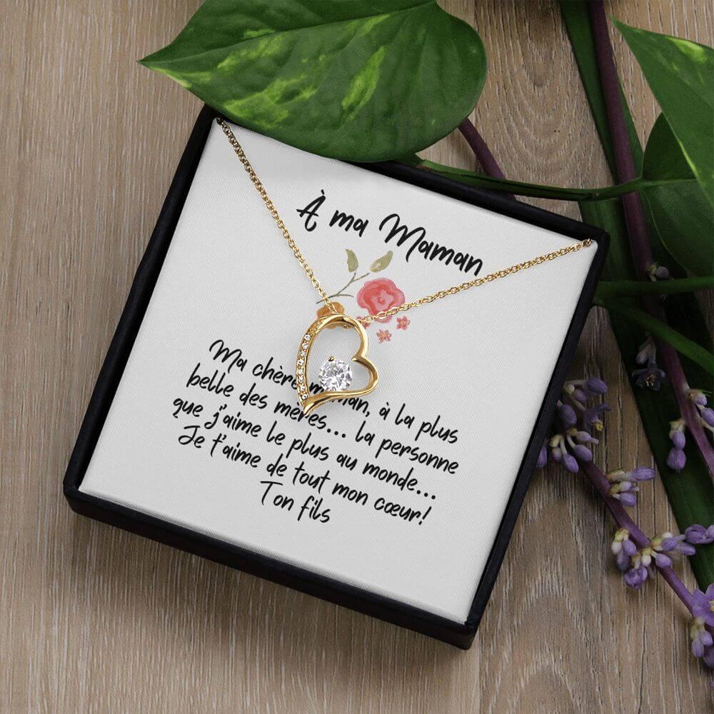 À ma Maman - Forever Love Necklace, de la part de ton fils - Best Today's Gifts