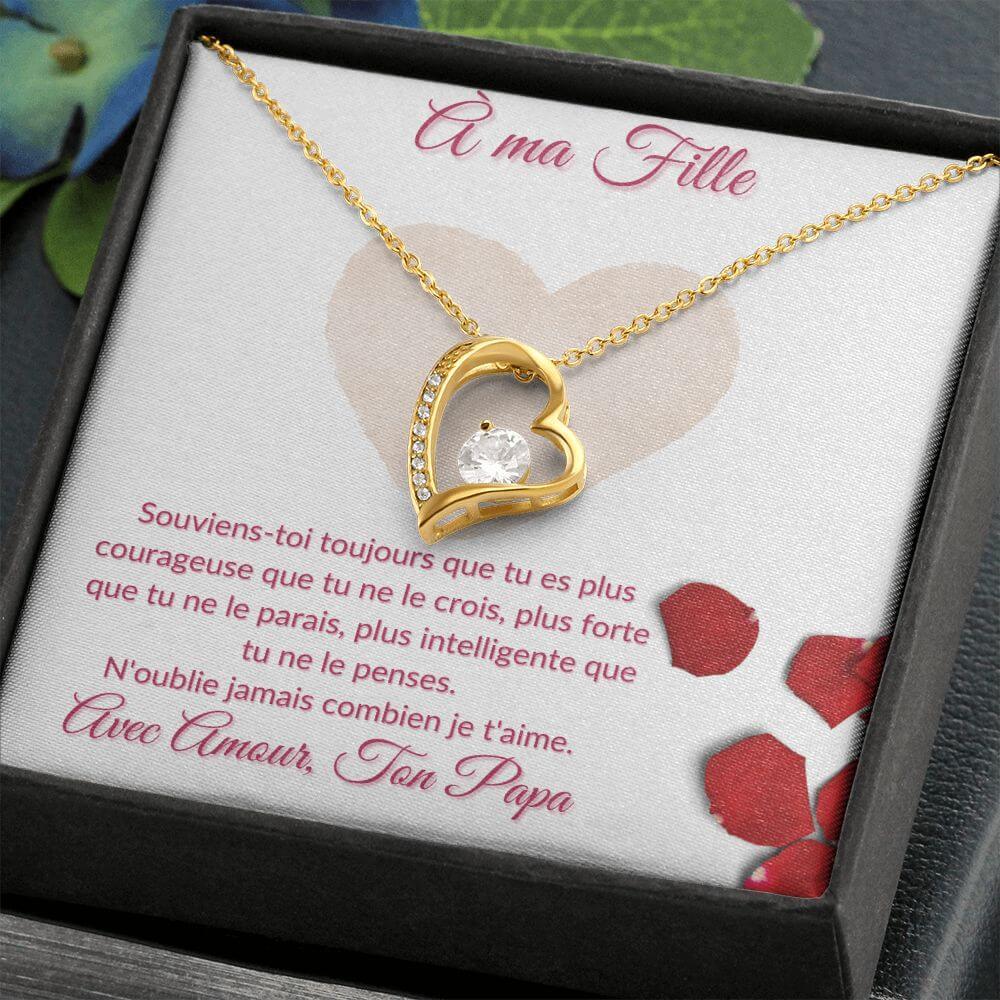 Forever Love Necklace - À ma fille, de ton père - Best Today's Gifts