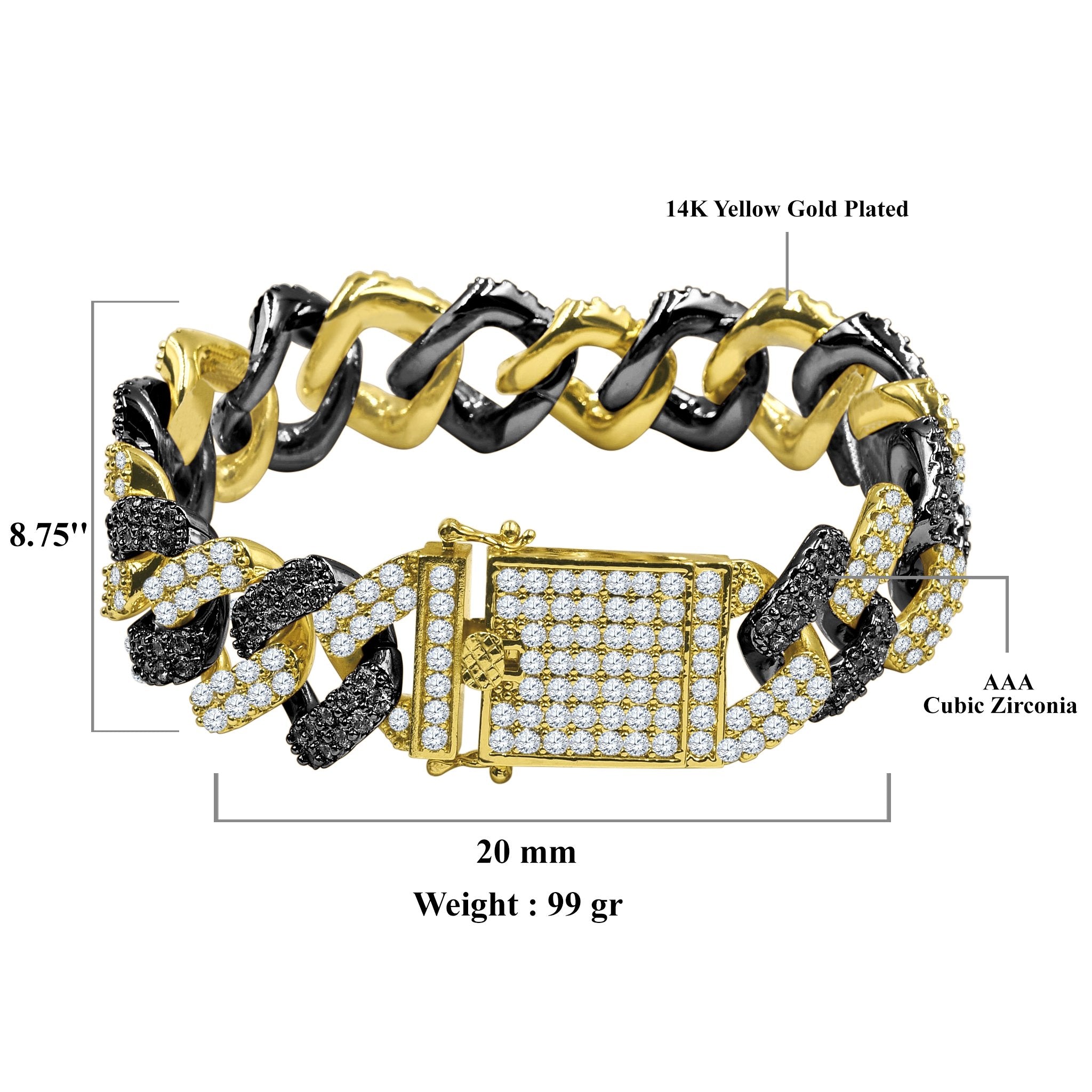 SINUOUS CZ BRACELET I 9618026 - Best Today's Gifts