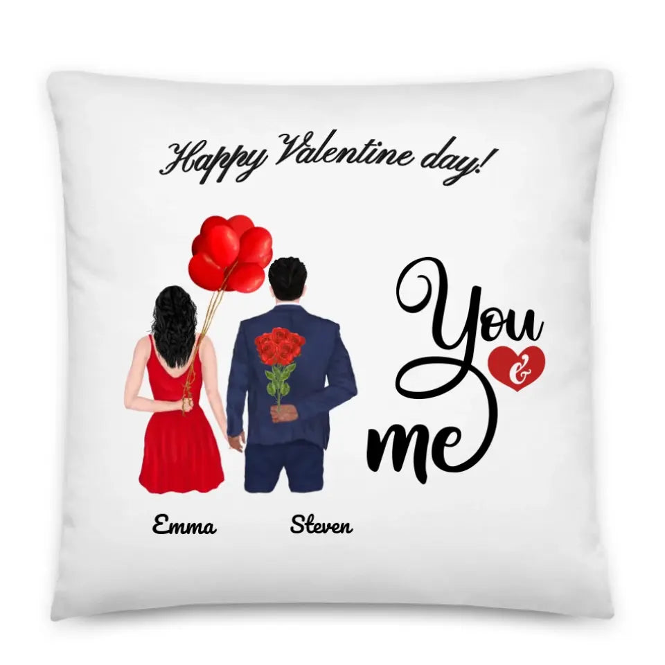 Valentine's Gifts For Couples - Personalized Pillow with Custom Quote - Best Today's Gifts